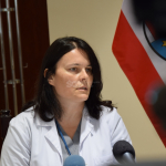 dr Małgorzata Terek-Derszniak z Zakładu Rehabilitacji ŚCO